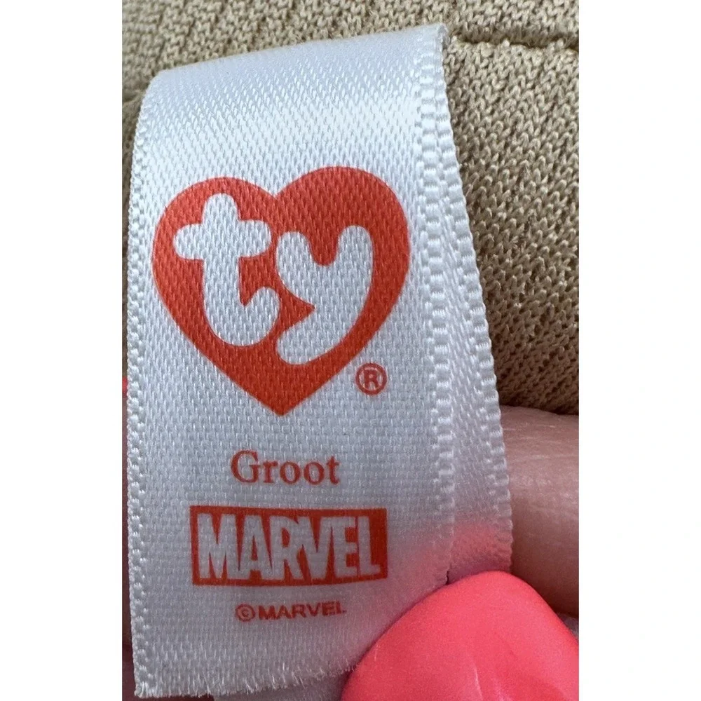 TY Beanie Baby Groot New Guardians of the Galaxy Movie Plush Stuffed Bean 2018‎